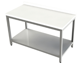 Çalışma Tezgahı Polietilen Tablalı