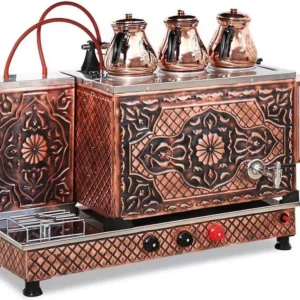 Bakır Davlumbazlı Kahveci Kazanı