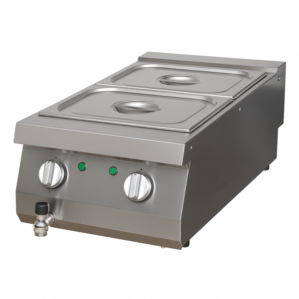 Bain Marie Set Üstü 900 Seri Elektrikli 40x90x30 (GN Kaplar Hariç)