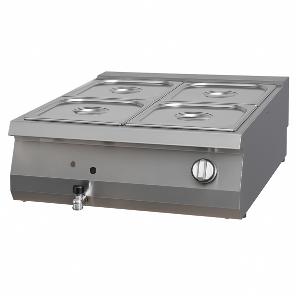 Bain Marie Set Üstü 900 Seri Gazlı 80x90x30 (GN Kaplar Hariç)