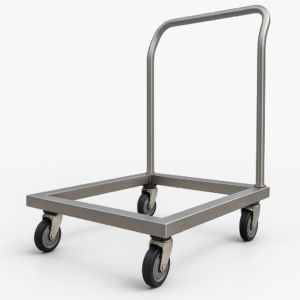 Basket Taşıma Arabası Kulplu 606085