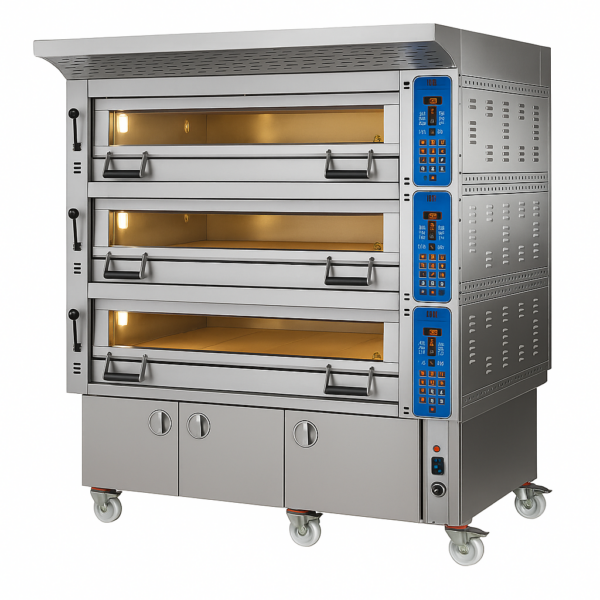 Çok Amaçlı Fırın Mayalama Kabinli MT800 | 3 Katlı