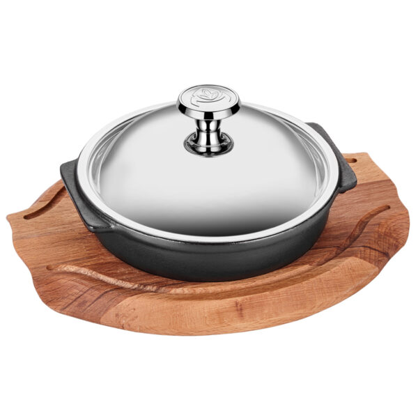 Döküm Demir Güveç + Paslanmaz Kapak + Nihale