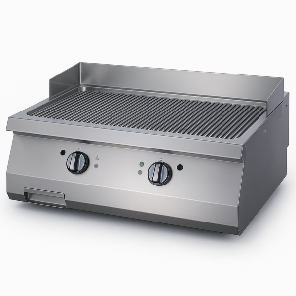 Grill Plate Set Üstü 700 Seri Gazlı Oluklu 80x70x30-Sert K…