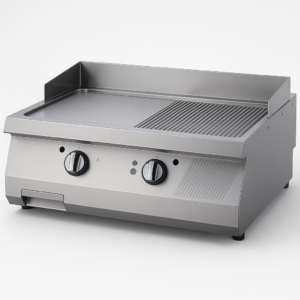 Grill Plate Set Üstü 700 Seri Gazlı Yarı Oluklu 80x70x30-S…