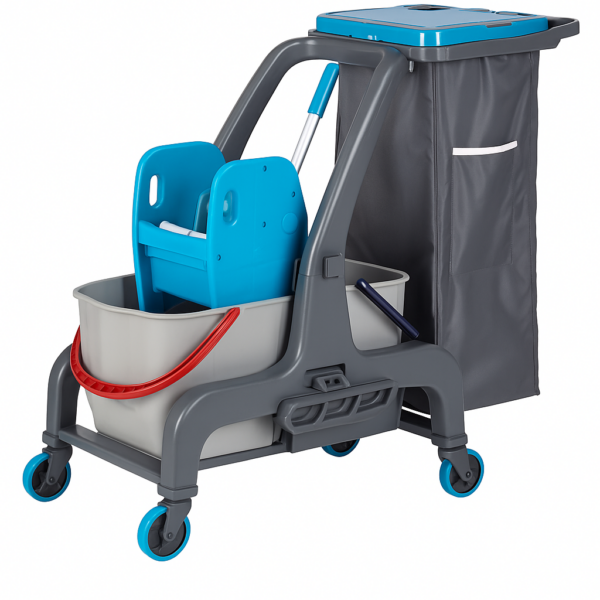 Jet Temizlik Seti Presli & Çöp Toplama Üniteli 25 & 18 Litre