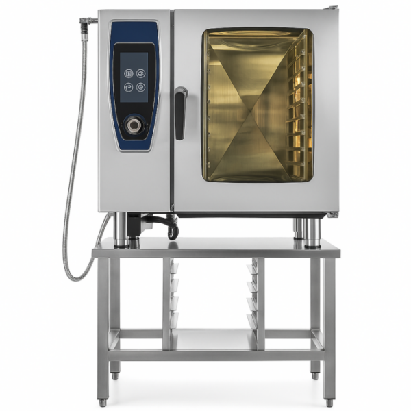 Konveksiyonlu Kombi Fırın Elektrikli 10×GN 1/1 Kızaklı