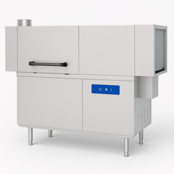 Konveyör Tipi Bulaşık Yıkama Makinesi – Sol Giriş Kurutmasız