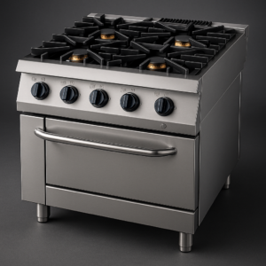 Kuzine Fırınlı 900 Seri Gazlı Kapalı Dökümlü 80x90x85