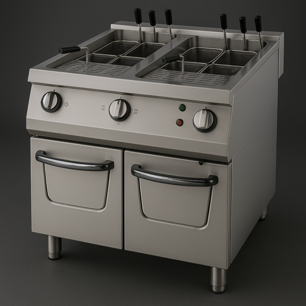 Makarna Fritözü Dolaplı 900 Seri Elektrikli 80x90x85