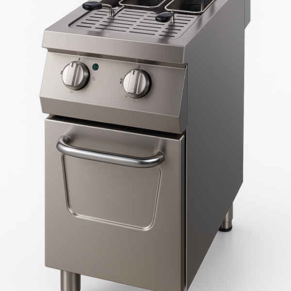 Makarna Fritözü Dolaplı 900 Seri Gazlı 40x90x85