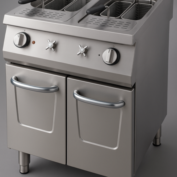 Makarna Fritözü Dolaplı 900 Seri Gazlı 80x90x85