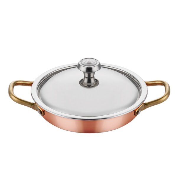 Multi Metal Bakır İndüksiyön Sahan + Kapak