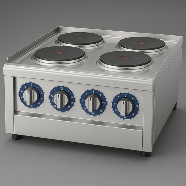 Ocak Set Üstü 600 Seri Elektrikli Dörtlü 60x60x26