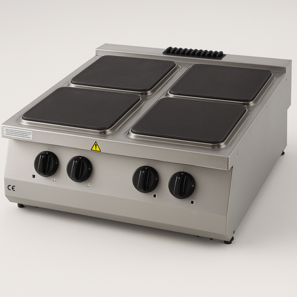 Ocak Set Üstü 900 Seri Elektrikli Dörtlü 80x90x30