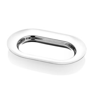 Paslanmaz Oval Espresso Tepsi