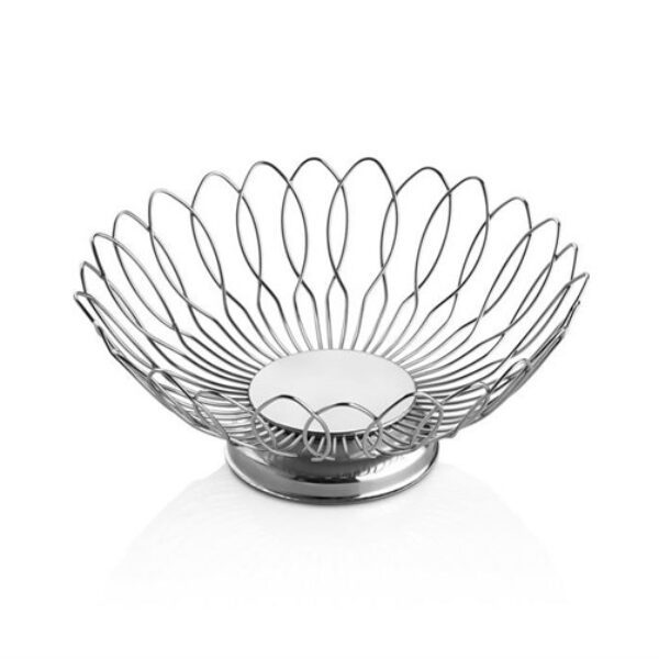 Paslanmaz Yuvarlak Ekmek Ve Meyve Sepeti (Daisy)