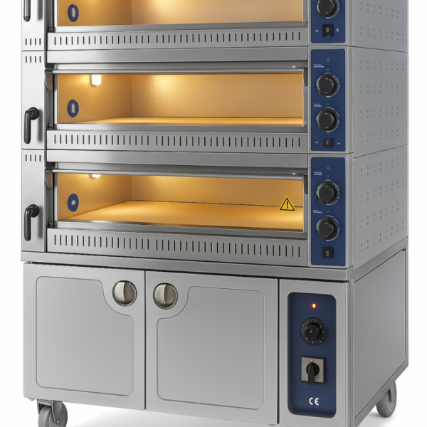 Pizza Lahmacun Fırını 3 Katlı + Mayalama Kabınlı Profı 10570…