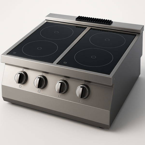 Seran Cam Ocak Set Üstü 900 Seri Elektrikli 80x90x30