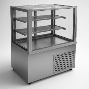 Sıcak Borulu Tip Camlı Teşhir Dolabı