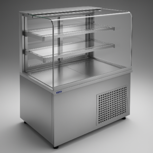 Soğuk Düz Camlı Teşhir Dolabı