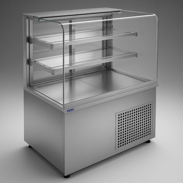 Soğuk Düz Camlı Teşhir Dolabı