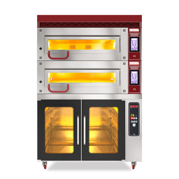 SGS MD-800-2 Çok Amaçlı Fırın | Çift Katlı | Mayalandırma Kabinli | 18000 W