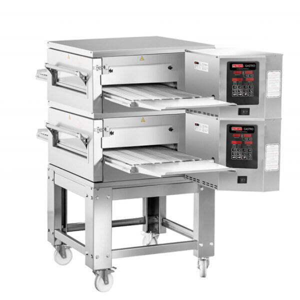 SGS Elektrikli, İki Katlı Konveyörlü Pizza Pide Lahmacun Fırını, 70 cm Bant Genişlik, PO-K 70 DE