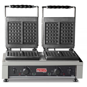 SGS WK-25DE Kare Model Waffle Makinesi | Çift Kapaklı | 4400 W