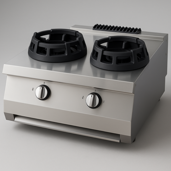 Wok Ocak Set Üstü 900 Seri İkili Gazlı 80x90x30-28 Kw